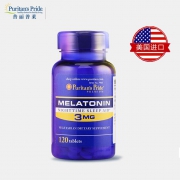 普丽普莱（Puritan's Pride）   褪黑素 120片*4瓶 安神促睡 改善睡眠 无依赖