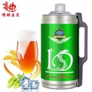 亮动 青岛原浆啤酒 全麦精酿生啤  2L桶装