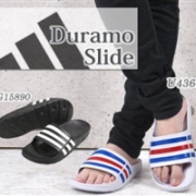 Adidas阿迪达斯 Duramo 中性款拖鞋 G95489  白色