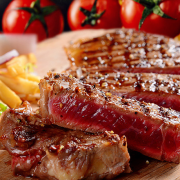 农夫好牛 澳洲进口 原肉整切牛排套餐10片 1500g 送刀叉*2+酱料+黄油