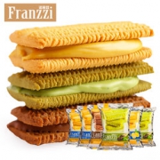 10点、前30分钟！Franzzi 法丽兹 夹心曲奇饼干 四口味 95g*6袋   折19.9元 （买二付一）