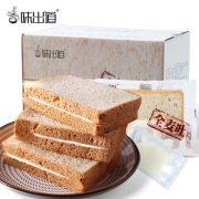 味出道 全麦面包粗粮 吐司 1000g