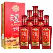 泸州老窖 泸州酒·绵柔 42度白酒500ml*6瓶