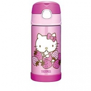 THERMOS 膳魔师 F4013 KT001 儿童不锈钢吸管保温杯 350ml