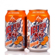 冰峰 碳酸饮料 橙味汽水 330ml*24听