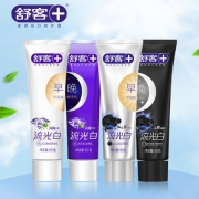 舒客 早晚美白清新口气牙膏套装 四只装