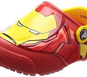 限尺码！Crocs 卡洛驰 钢铁侠儿童发光洞洞鞋 到手约134元