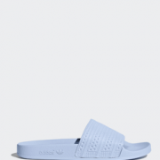 女生可穿！adidas adilette Slides 男士拖鞋 三色可选