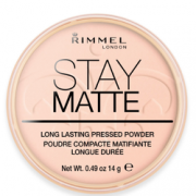开架好物！Rimmel 芮谜 哑光控油定妆蜜粉饼14g