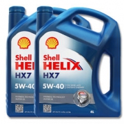 Shell壳牌蓝喜力HX7 5W-40 4L装 2桶装 进口合成汽车机油
