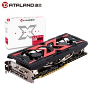 迪兰（Dataland）RX 580 8G X-Serial 战神 1340-1380/8000MHz 8GB/256-bit GDDR5 DX12 VR游戏显卡 吃鸡显卡