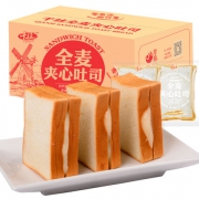 千丝 网红吐司全麦面包 1kg *2箱