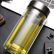 富光 玻璃杯双层水杯  320ml