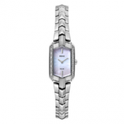 SEIKO 精工 Tressia系列 镶钻典雅珍珠母贝太阳能时装女表