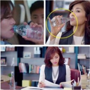 逼格十足的矿泉水 依云 evian 天然矿泉水 玻璃瓶 330ml*4瓶