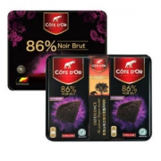 plus 专享 COTE DOR 克特多 金象 86%可可黑巧克力礼盒装 （100g*4）