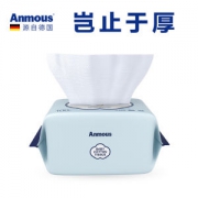 德国 安慕斯 Anmous 婴儿手口专用干湿两用巾 100抽 沾水秒变毛巾