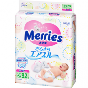 kao 花王 Merries 妙而舒 婴儿纸尿裤 S82片