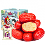 楼兰蜜语 蜜饯果干 新疆灰枣 红枣量贩装1000g/盒 新疆特产零食干果Q枣 *5件