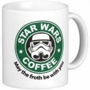 凑单品、中亚Prime会员！ STARBUCKS 星巴克 X 星战 咖啡马克杯 11盎司  到手约91.13元
