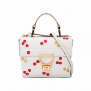 520好礼：COCCINELLE ARLETTIS EMBROIDERY CHERR系列女士手提包