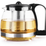 紫丁香 可拆洗过滤玻璃花茶壶 700ml 14.9元包邮（17.9-3）
