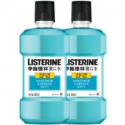 LISTERINE 李施德林 漱口水 冰蓝口味 500ml 2瓶装x2 *2件