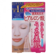 KOSE 高丝 Clear Turn White 玻尿酸保湿面膜 5片 *4件