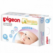 20点抢！pigeon贝亲 婴儿真绵实感纸尿裤M74片 *4件