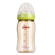 pigeon 贝亲 婴儿宽口径PPSU塑料奶瓶 240ml *2件