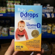 Ddrops 婴儿维生素D3滴剂  400IU 90滴*2瓶装