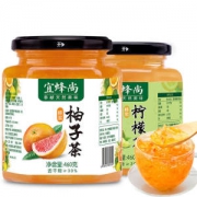 宜蜂尚 蜂蜜柚子茶+蜂蜜柠檬茶组合460g*2瓶