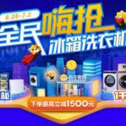 促销活动：苏宁易购 冰箱洗衣机会场
