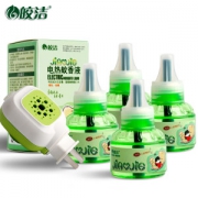 皎洁 电热蚊香液套装 4瓶送加热器