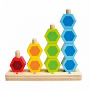 Hape 积木拼插E0504数字堆堆乐*3件+凑单品