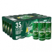 Perrier 巴黎水 含气天然矿泉水（原味） 250ml*35罐