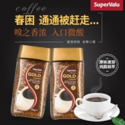 爱尔兰 SuperValu 金牌特浓黑咖啡粉 100g*2瓶