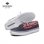 Sperry 斯佩里 BAHAMA 男士拼色帆布一脚蹬