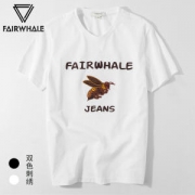 马克华菲（Mark Fairwhale）    男士刺绣纯棉短袖T恤 两色