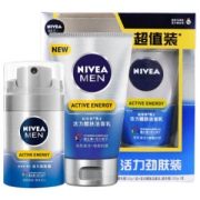 NIVEA 妮维雅 男士活力劲肤露护肤礼盒（劲肤露50g+醒肤洁面乳100g）限plus用户 *3件