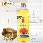 中粮悦润 新疆红花籽油1L 赠鲜肉粽240g