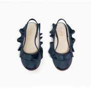 14日22点：ZARA 女童叠层装饰露跟凉鞋