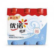 优诺 优丝 风味酸乳 原味酸奶 210g*3? *8件