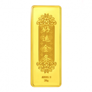超值！ 老庙黄金 9999足金投资金条20g