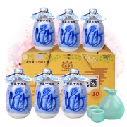 咸亨 精品十年陈 半甜型绍兴黄酒375ml*6瓶 整箱装