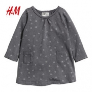 H&M HM0276242 儿童汗布连衣裙 35元包邮