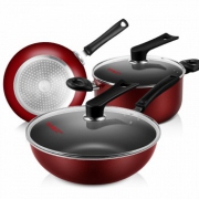 COOKER KING炊大皇不粘三件套装锅
