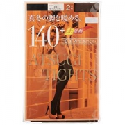 ATSUGI 厚木 ATSUGI TIGHTS FP14002P 女士连裤袜 140D 2双装 2组 S-M 深棕 *2件