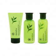 悦诗风吟（Innisfree）  绿茶精粹平衡保湿水乳洁面3件套 *2件
