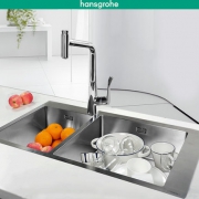 汉斯格雅（Hansgrohe）  梦迪诗select龙头+双槽套装